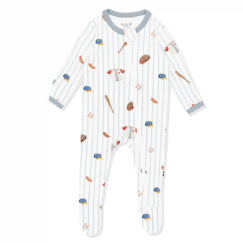 Zippered Footie in Home Run