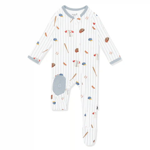 Zippered Footie in Home Run