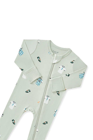 Zippered Footie in Soccer