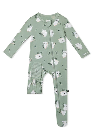 Zippered Footie in Koala