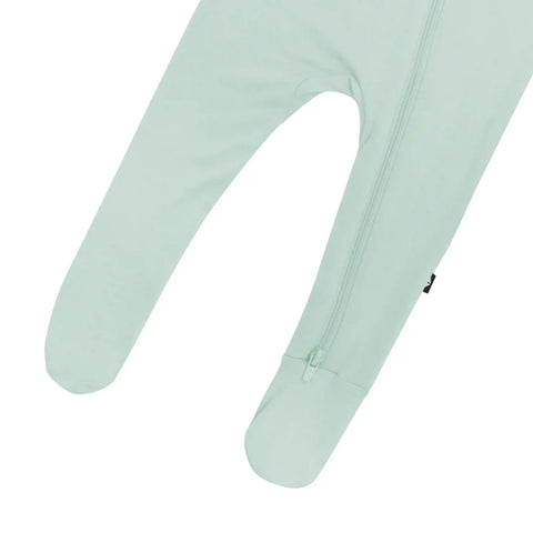 Zippered Footie in Sage
