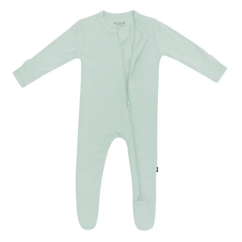 Zippered Footie in Sage