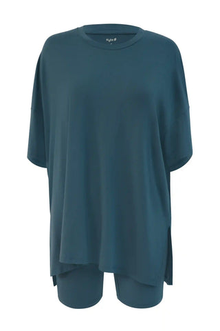 Women’s Biker Short Set in Atlantic