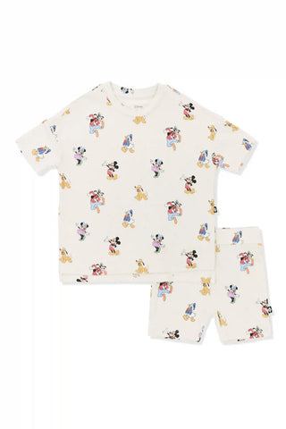 Toddler Biker Short Set in Mickey Mouse and Friends
