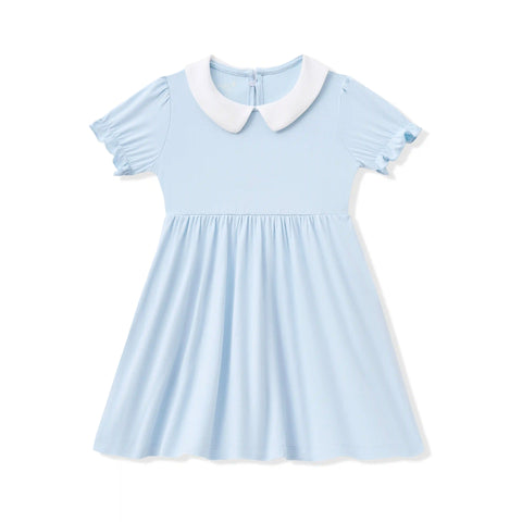 Peter Pan Collar Dress in Breeze
