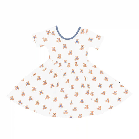 Twirl Dress in Teddy Bear