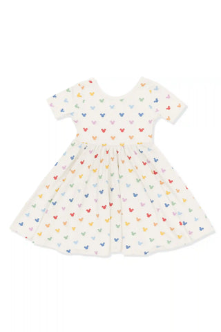 Twirl Dress in Pastel Mickey Mouse