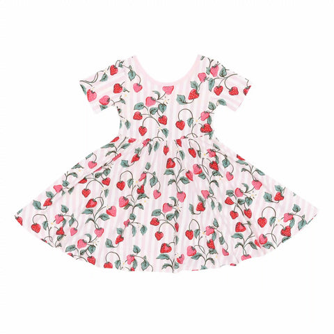 Twirl Dress in Strawberry Fields