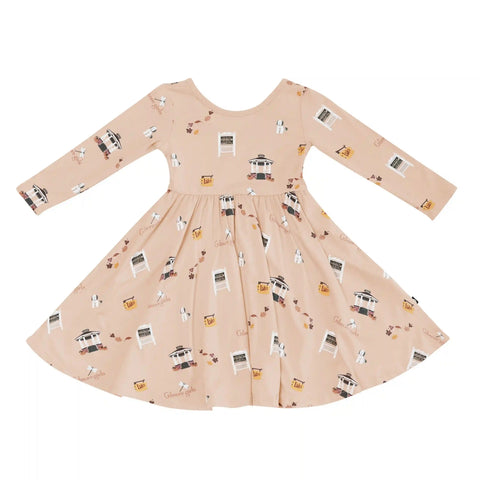 Long Sleeve Twirl Dress in Gilmore Girls