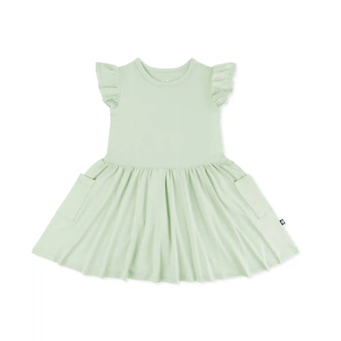Pocket Dress in Basil