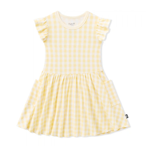 Pocket Dress in Gingham Chamomile
