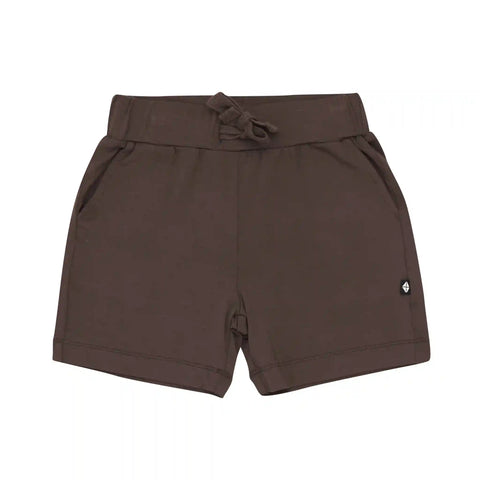 Drawstring Short in Espresso