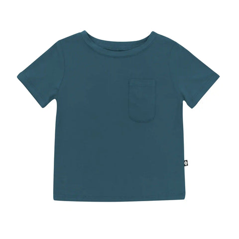 Toddler Crew Neck Tee in Atlantic
