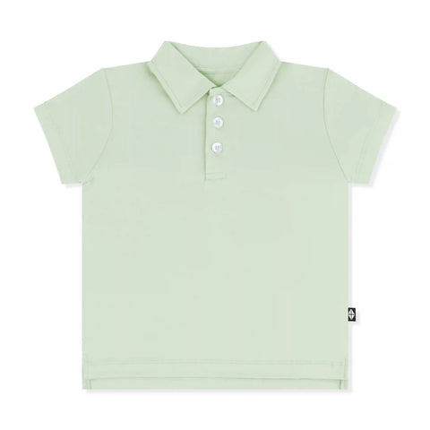 Toddler Short Sleeve Polo in Basil