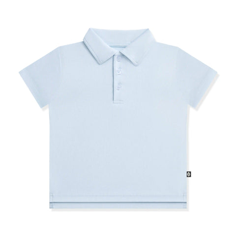 Toddler Short Sleeve Polo in Breeze