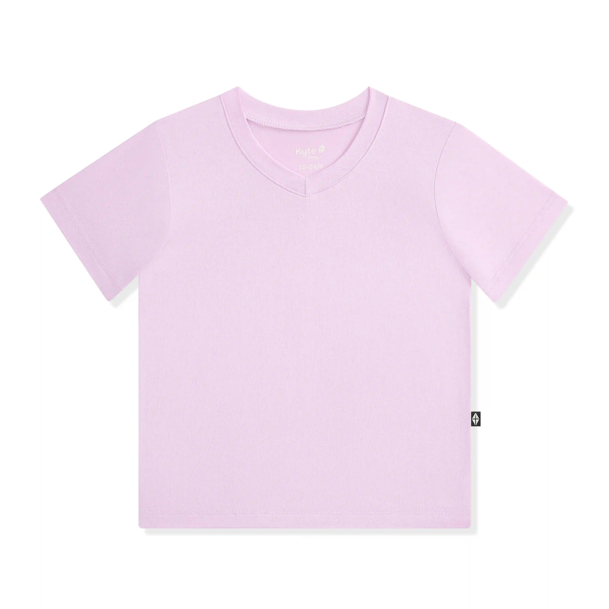 Toddler V-Neck Tee in Thistle