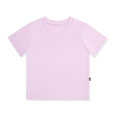 Toddler V-Neck Tee in Thistle