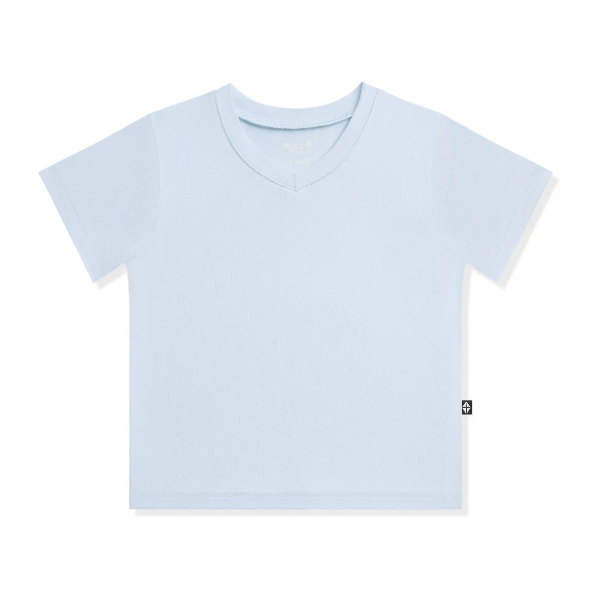 Toddler V-Neck Tee in Breeze