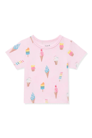 Toddler Basic Tee in Sakura Ice Cream