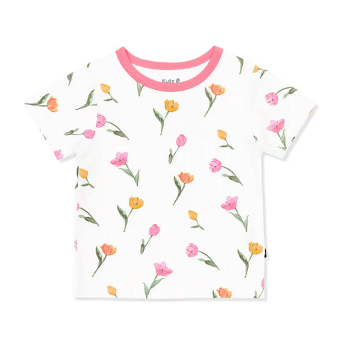 Toddler Basic Tee in Tulip