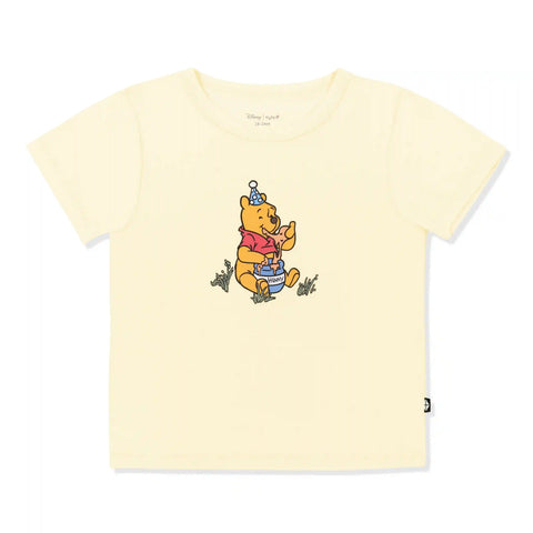 Toddler Basic Tee in Winnie the Pooh on Chamomile
