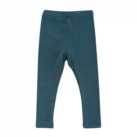 Ribbed Leggings in Atlantic