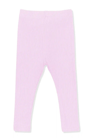 Ribbed Leggings in Thistle