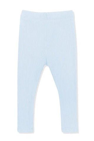 Ribbed Leggings in Breeze