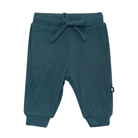 Ribbed Jogger Pant in Atlantic