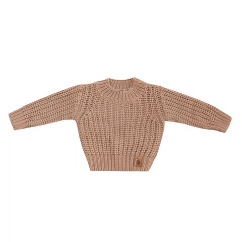 Chunky Knit Sweater in Latte