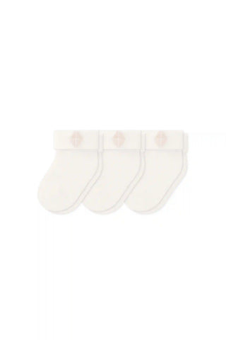 Baby 3-Pack Socks in Cloud