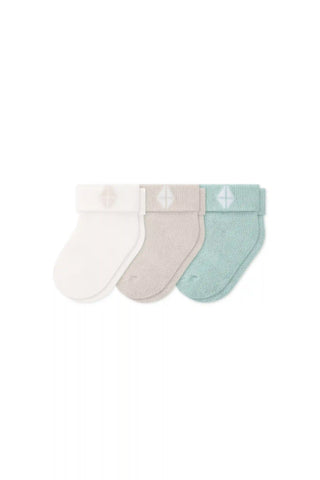 Baby 3-Pack Socks in Neutral