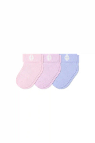 Baby 3-Pack Socks in Petal