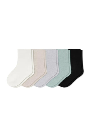Quarter Socks Combo 5-Pack in Neutral