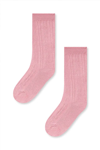 Knee High Socks in Apple Blossom