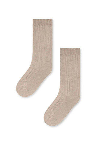 Knee High Socks in Bisque