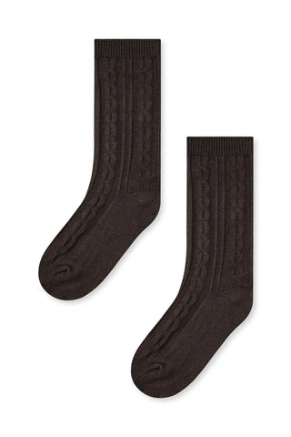 Knee High Socks in Espresso