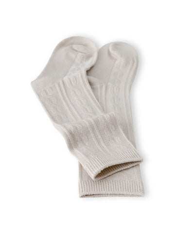 Knee High Socks in Oat