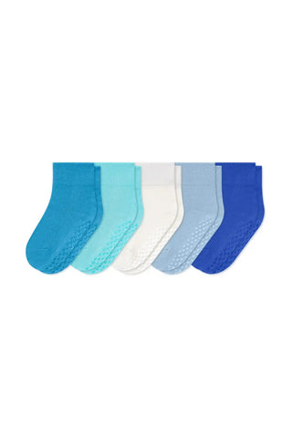 Quarter Socks Combo 5-Pack in Wave