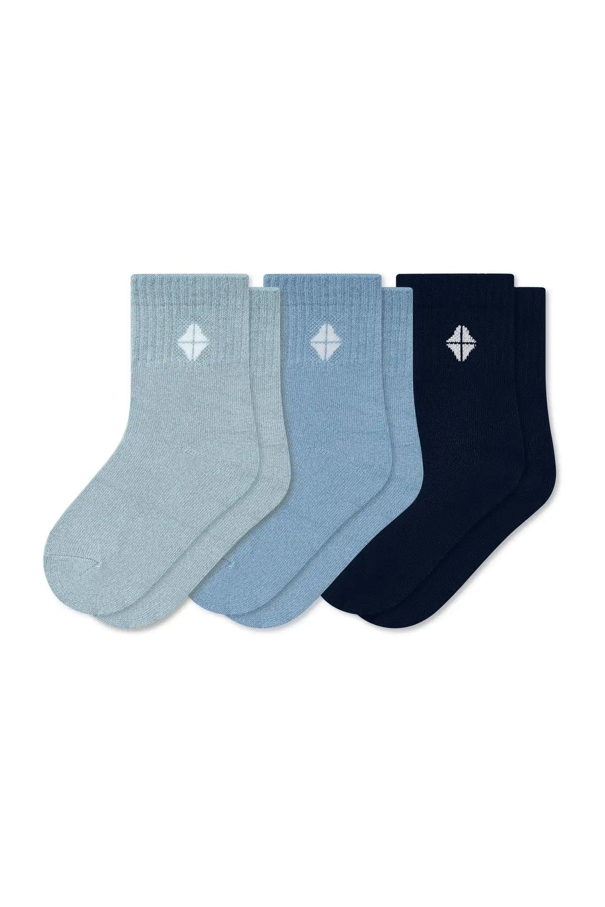 Crew Socks Combo 3-Pack in Cool