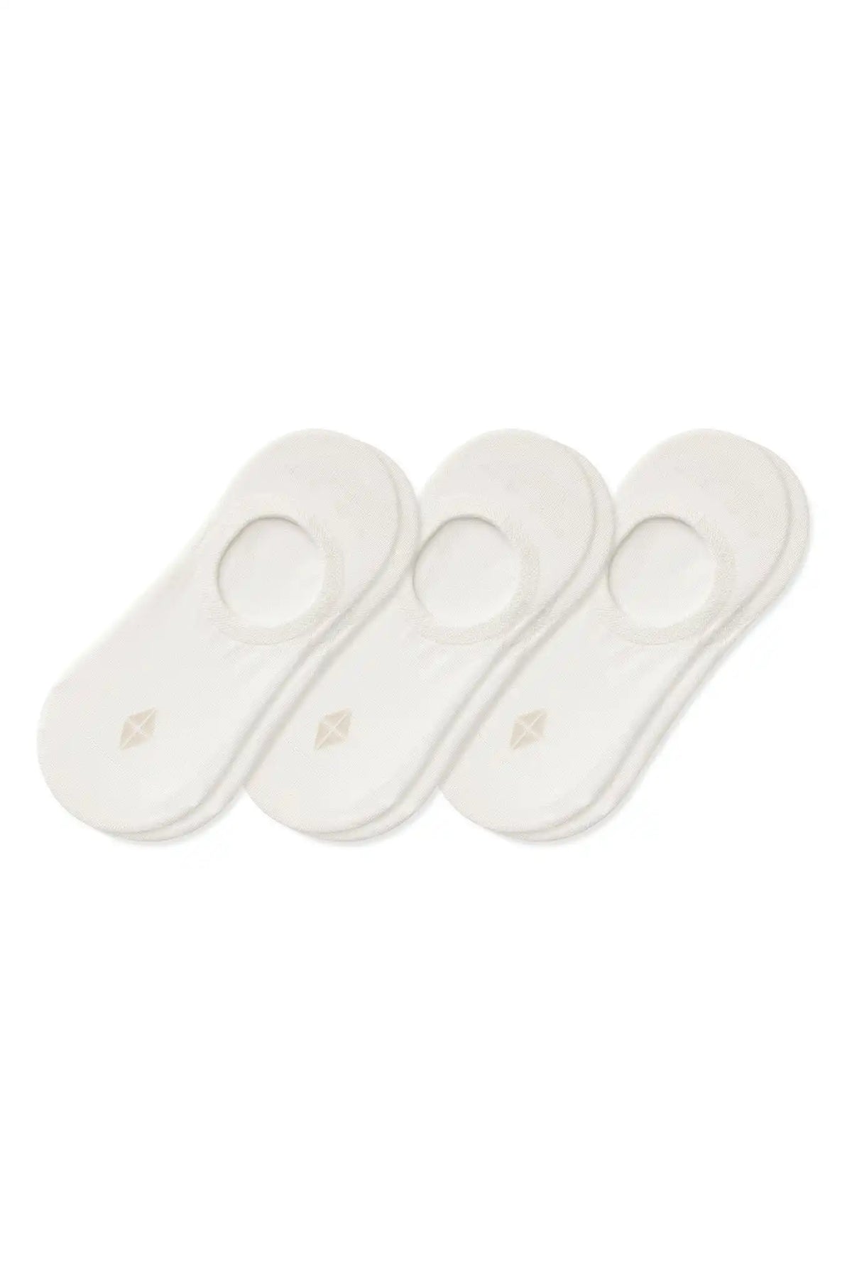 Women's No Show Socks 3-Pack in Cloud