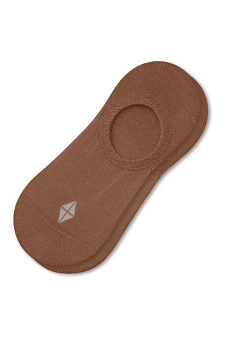 Women's No Show Socks 3-Pack in Cafe
