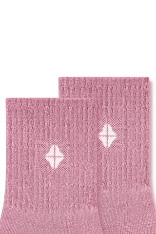 Adult Crew Socks in Apple Blossom