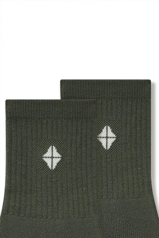 Adult Crew Socks in Fir