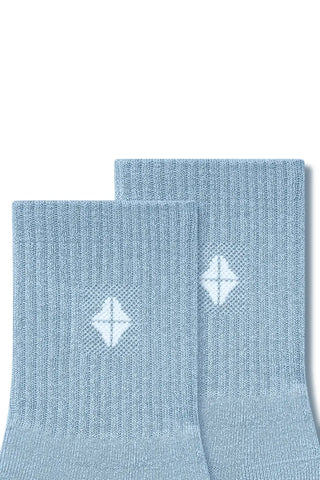 Adult Crew Socks in Breeze
