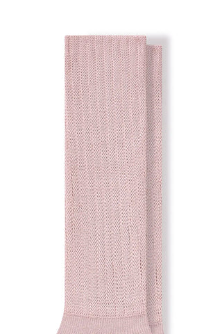 Adult Scrunch Socks in Blush