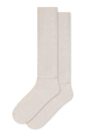 Adult Scrunch Socks in Oat