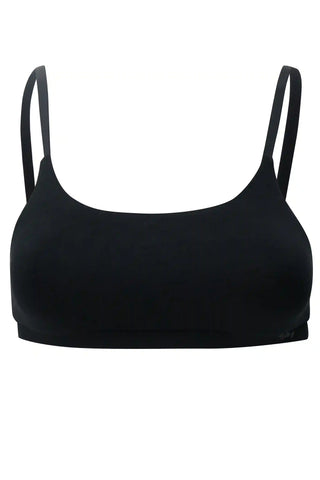 Women's Scoop Neck Bralette in Midnight