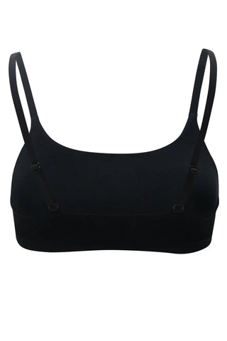 Women's Scoop Neck Bralette in Midnight