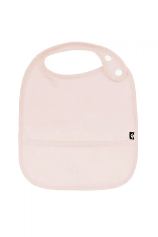 Terry Pocket Bib in Blush